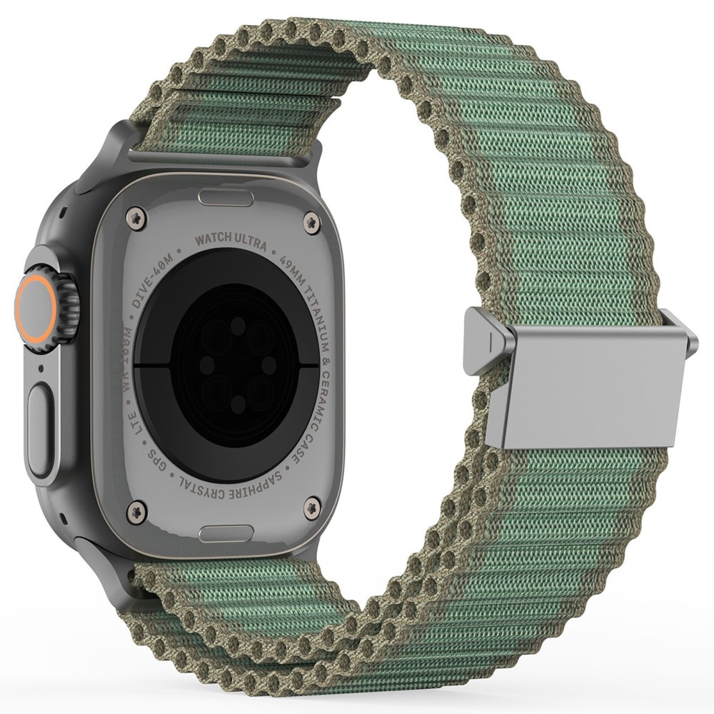 Correa de Active Nylon Apple Watch SE 44mm groen