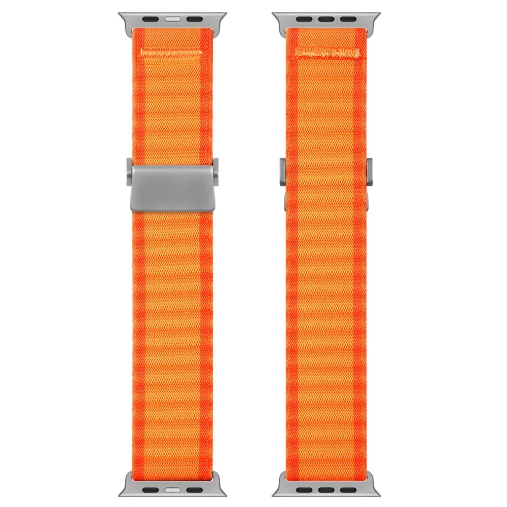 Correa de Active Nylon Apple Watch Series 10 46mm naranja