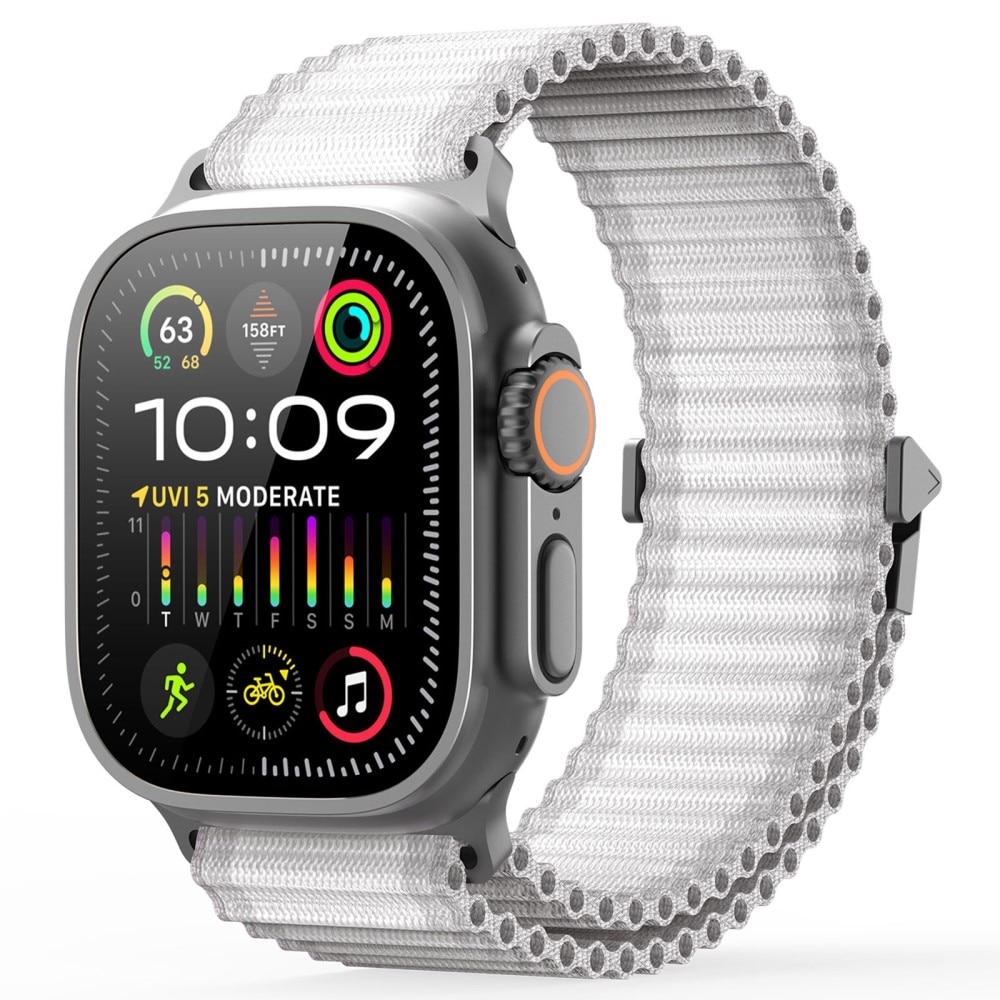 Correa de Active Nylon Apple Watch Ultra 49mm 1st Gen blanco