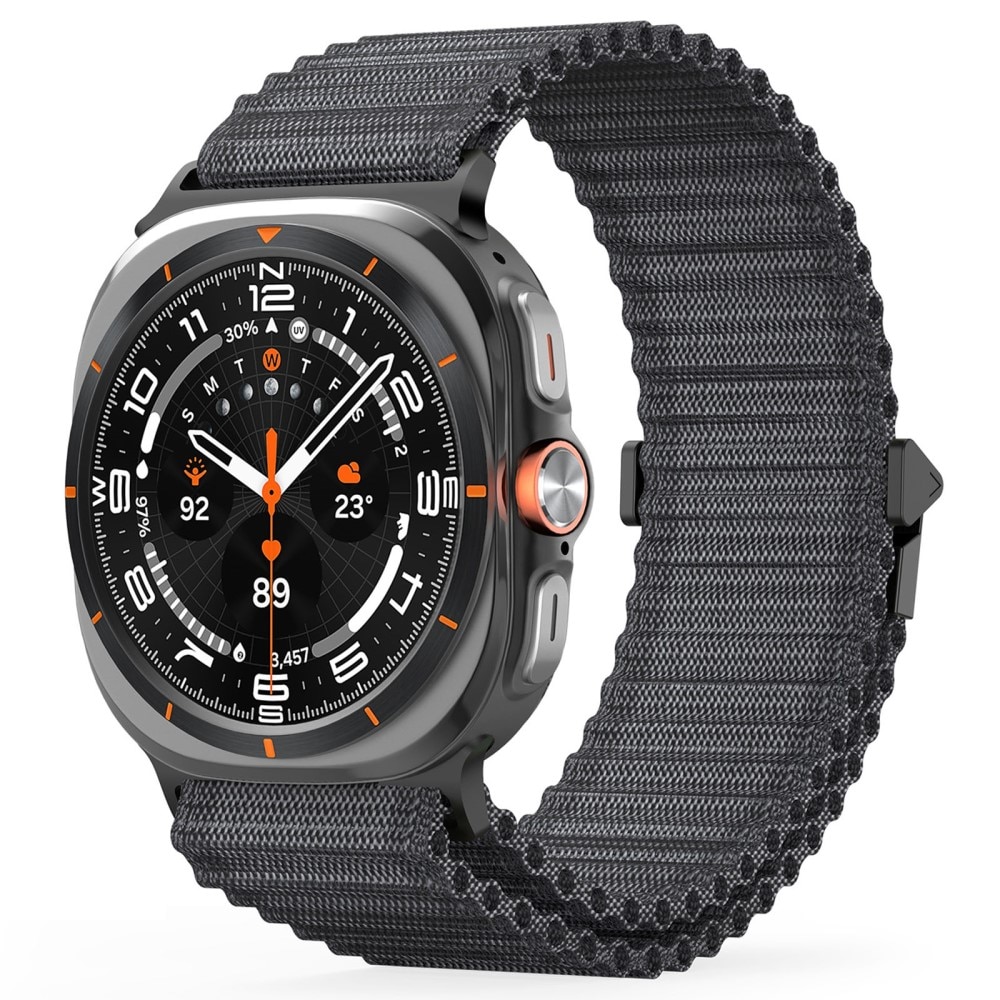 Correa de Active Nylon Samsung Galaxy Watch Ultra 47mm gris