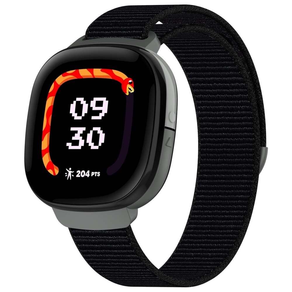 Correa de nailon Fitbit Ace LTE negro