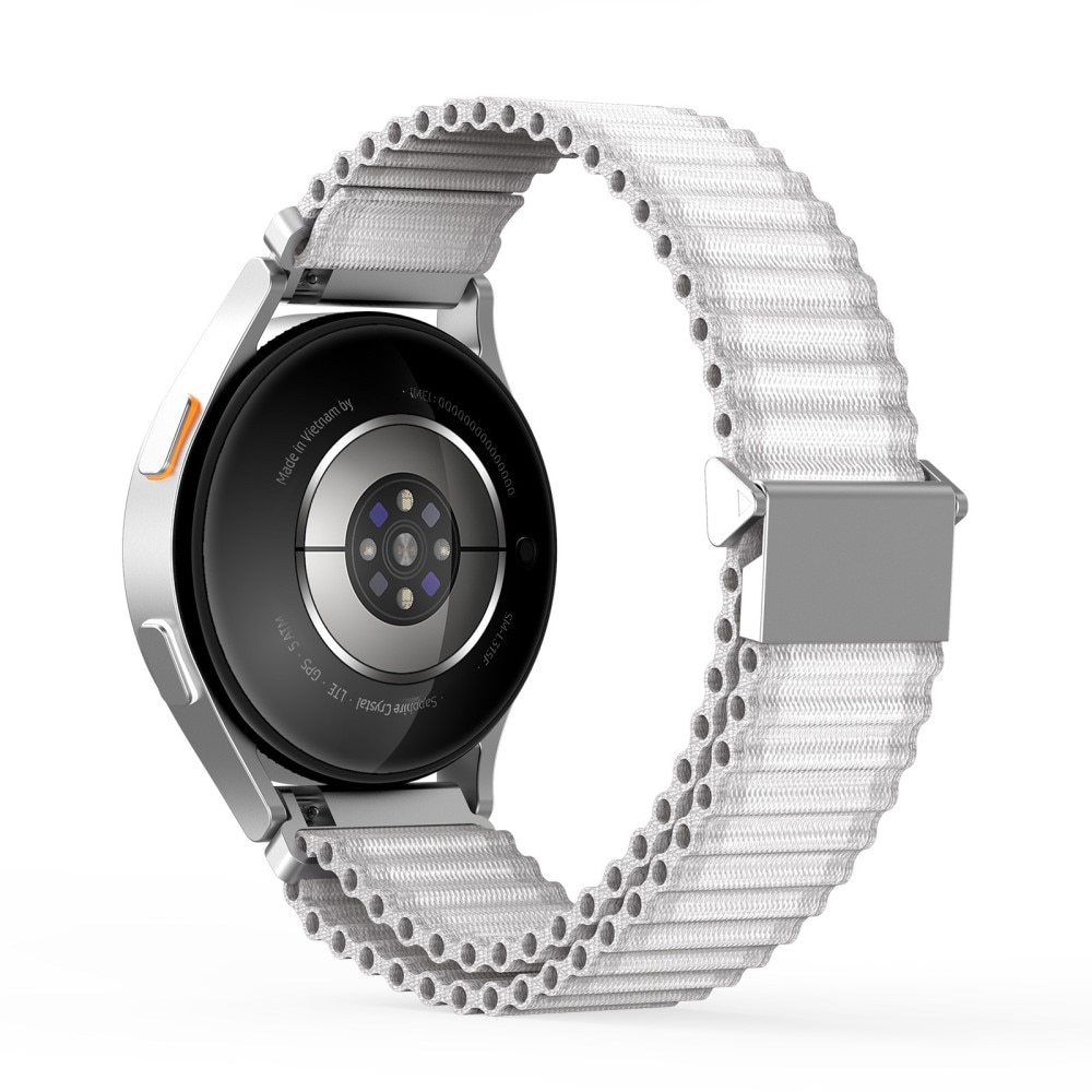 Correa de Active Nylon Samsung Galaxy Watch 7 40mm blanco