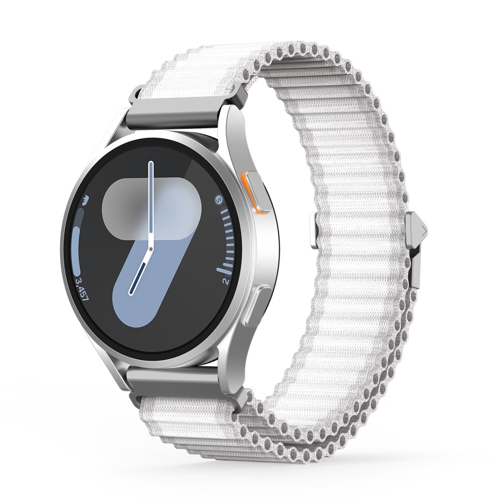 Correa de Active Nylon Samsung Galaxy Watch 7 40mm blanco