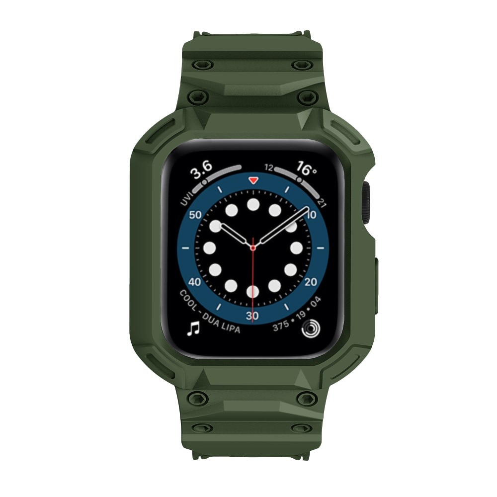 Correa con funda Aventura Apple Watch Series 10 46mm verde oscuro