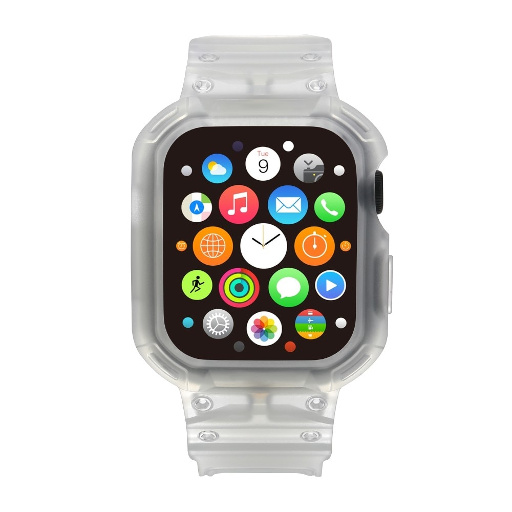 Correa con funda Aventura Apple Watch Series 10 46mm transparente