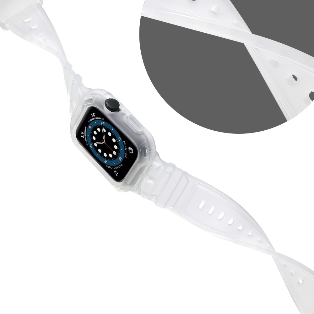 Correa con funda Aventura Apple Watch Series 10 46mm transparente