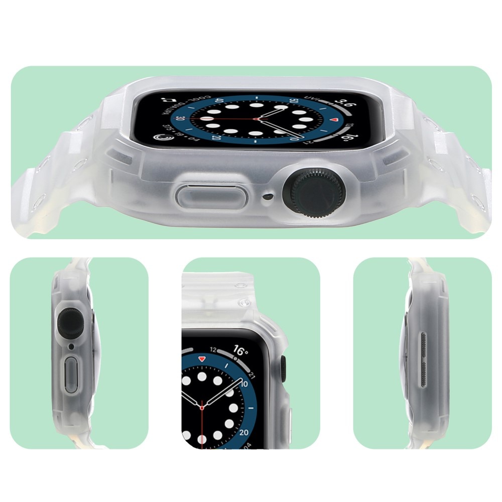 Correa con funda Aventura Apple Watch Series 10 46mm transparente