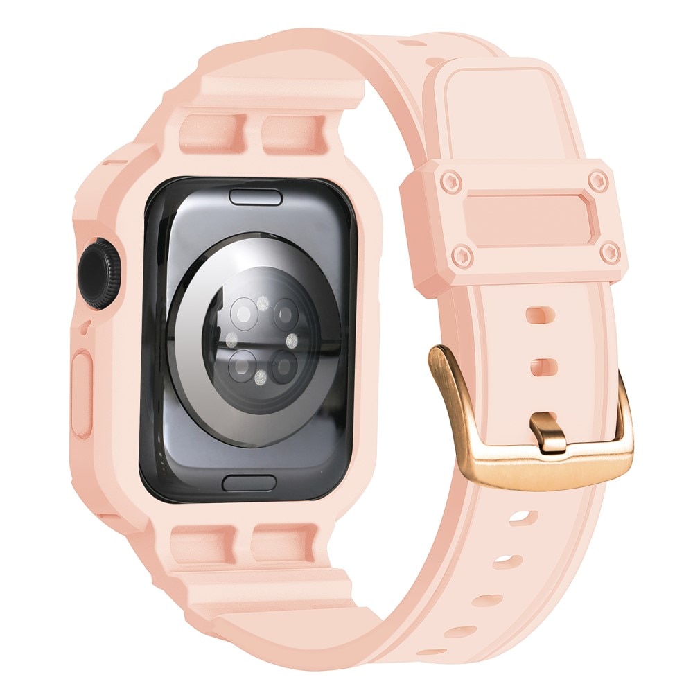 Correa con funda Aventura Apple Watch Series 10 42mm rosado