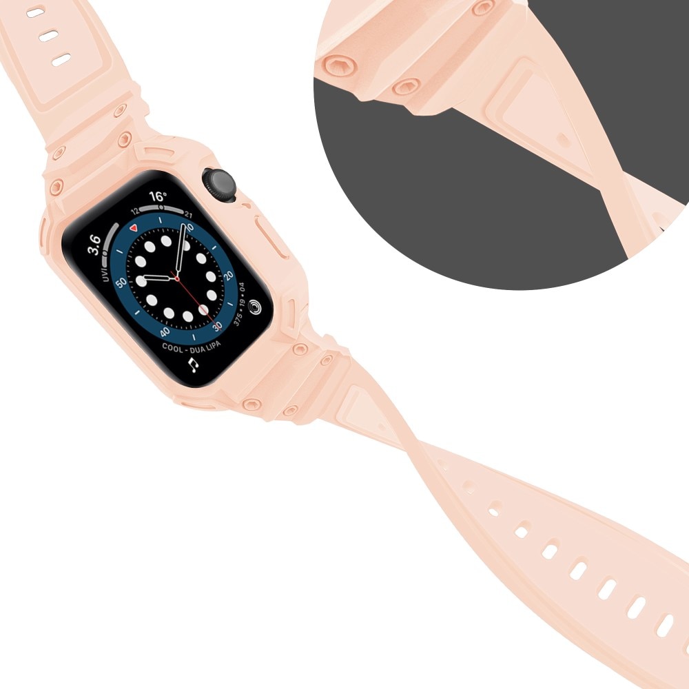 Correa con funda Aventura Apple Watch Series 10 42mm rosado