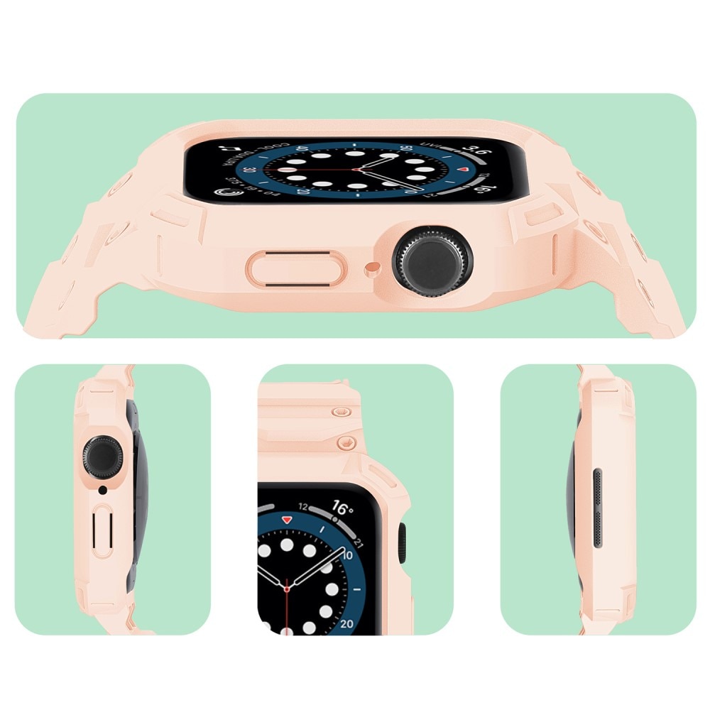 Correa con funda Aventura Apple Watch Series 10 42mm rosado