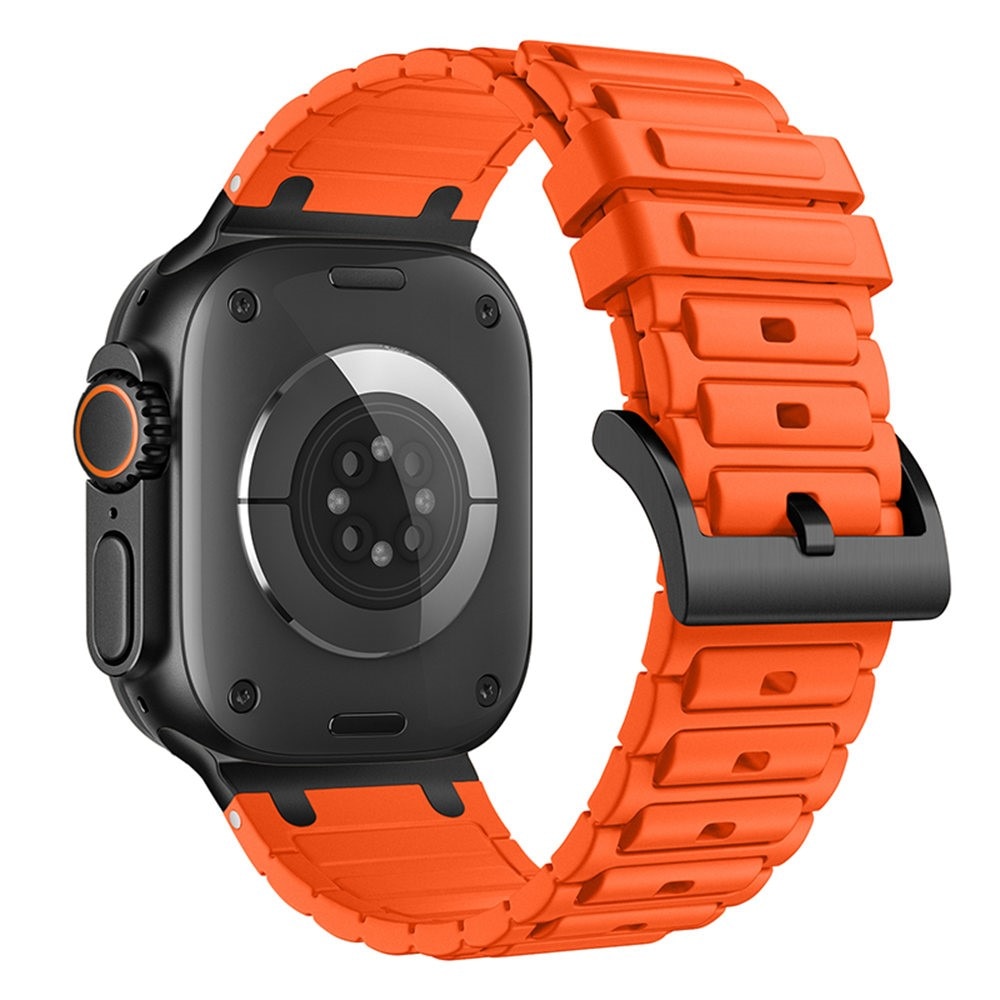 Tough Silicone Strap Apple Watch Series 1-3 42mm, Naranja