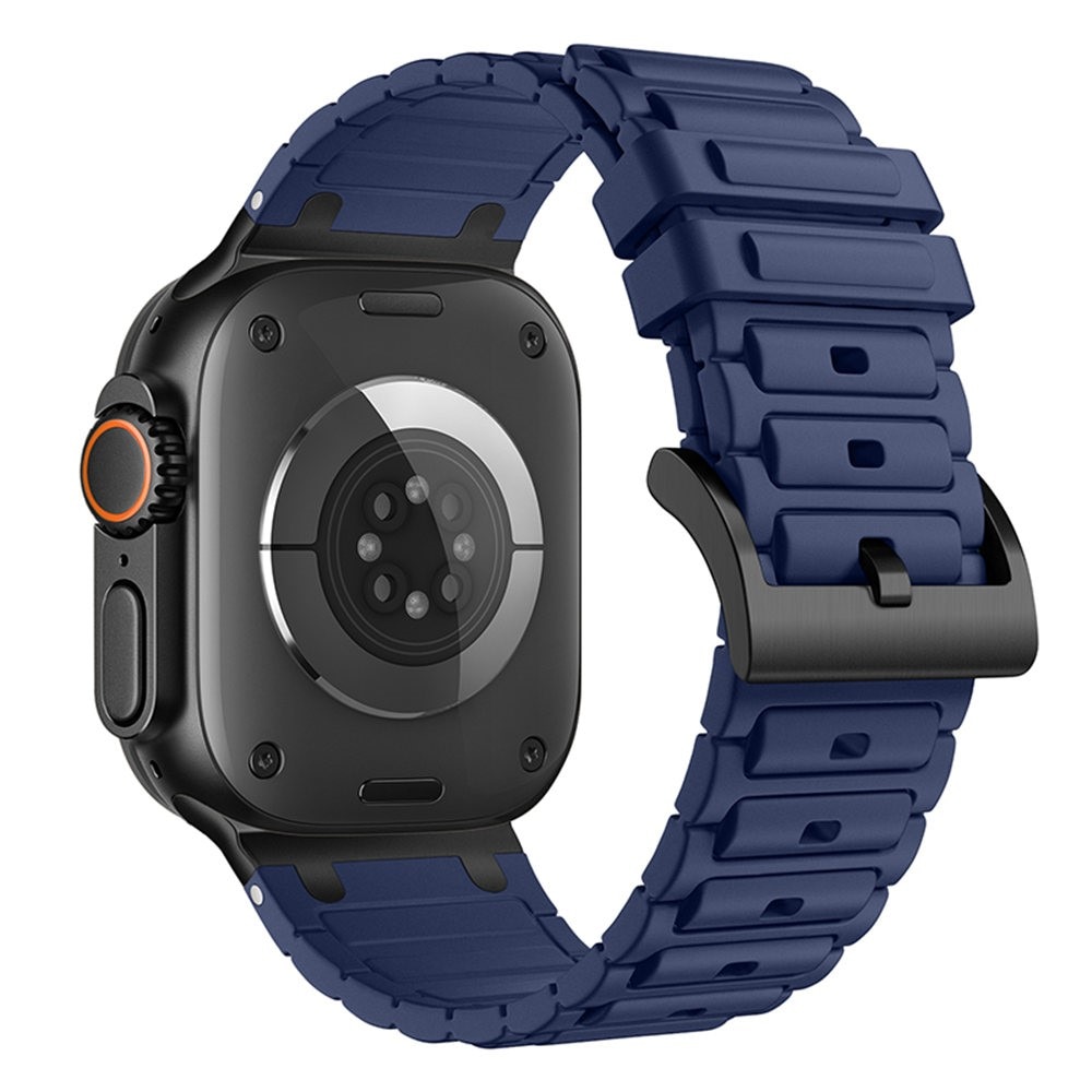 Tough Silicone Strap Apple Watch Ultra 49mm 2nd Gen, Azul oscuro