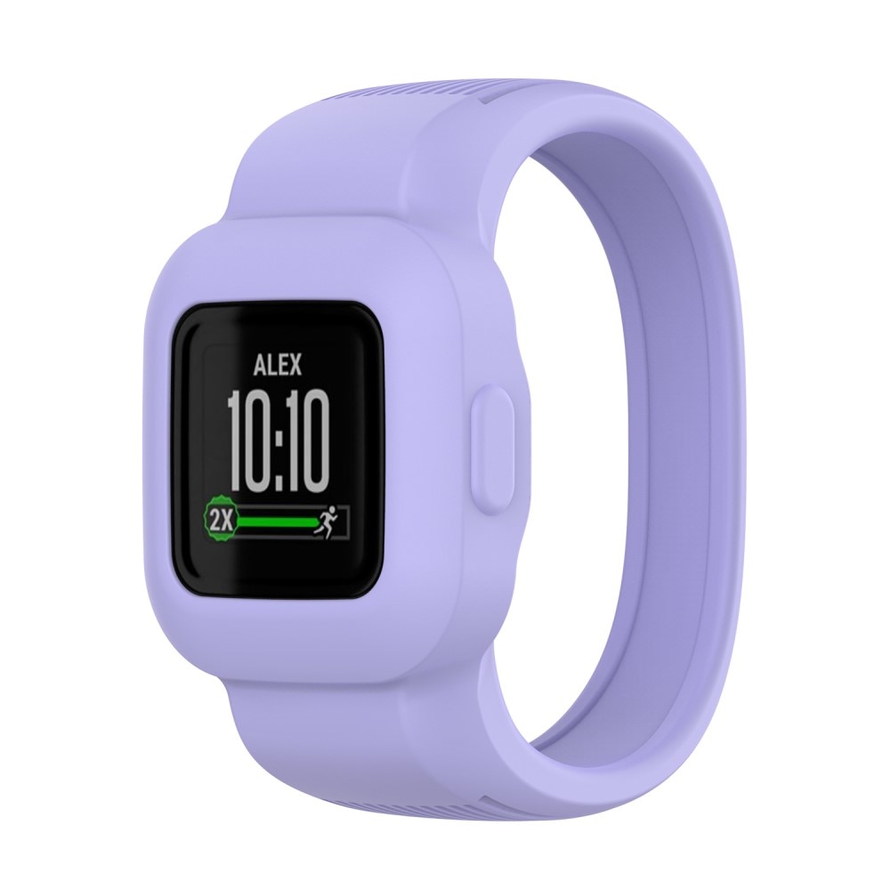 Correa de silicona Garmin Vivofit Jr. 3 violeta