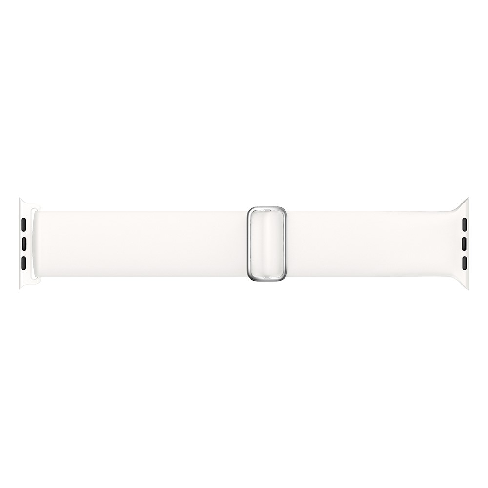 Correa elástica de silicona Apple Watch 45mm Series 9 blanco