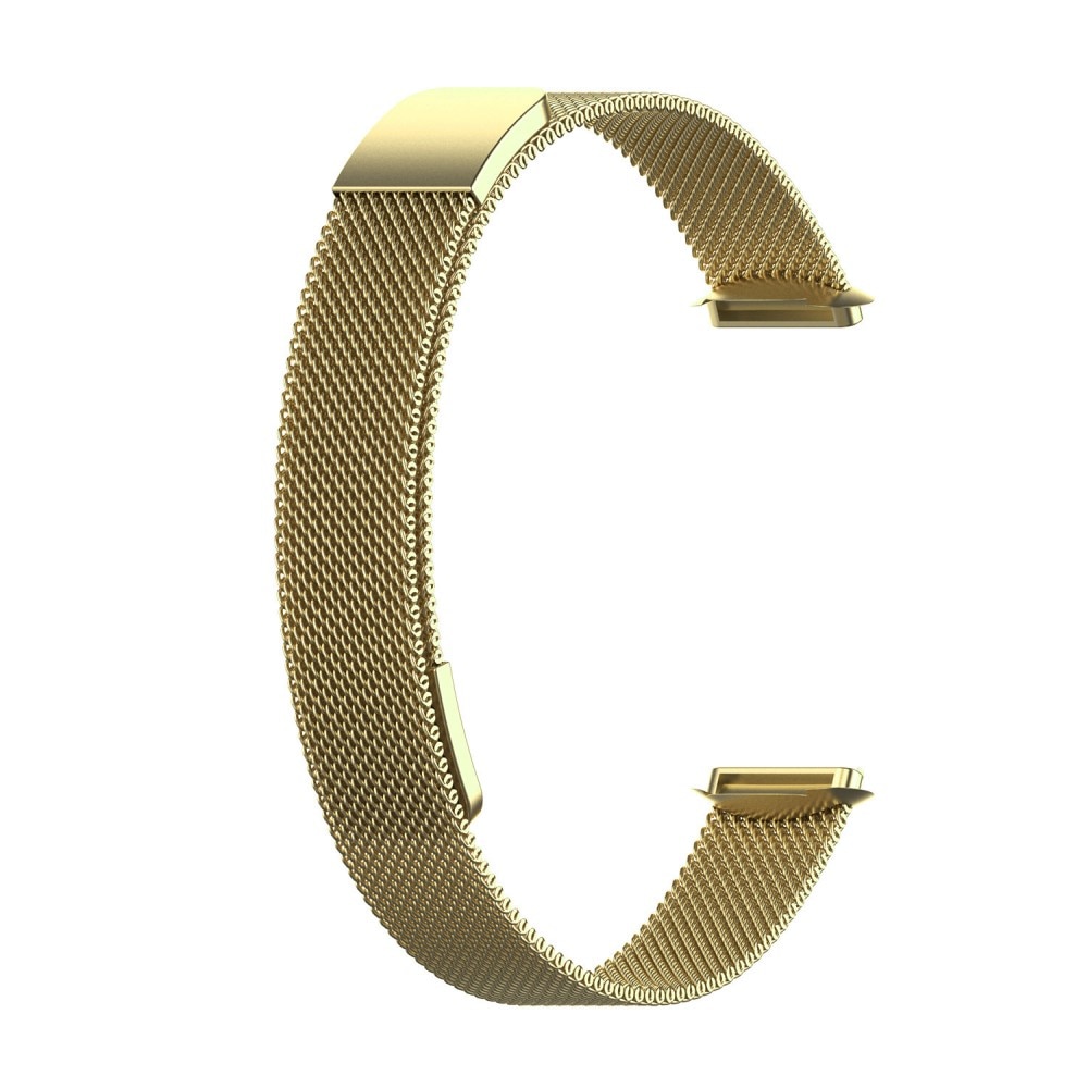 Pulsera milanesa para Fitbit Luxe, oro