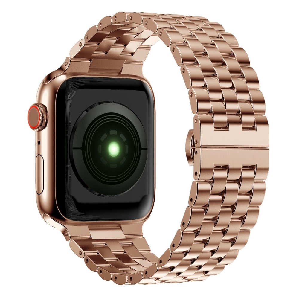 Correa acero Business Apple Watch Series 10 46mm oro rosa