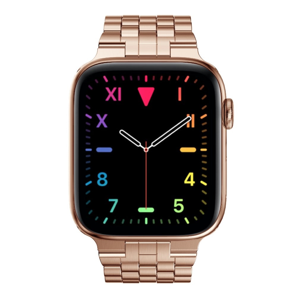 Correa acero Business Apple Watch 45mm Series 7 oro rosa