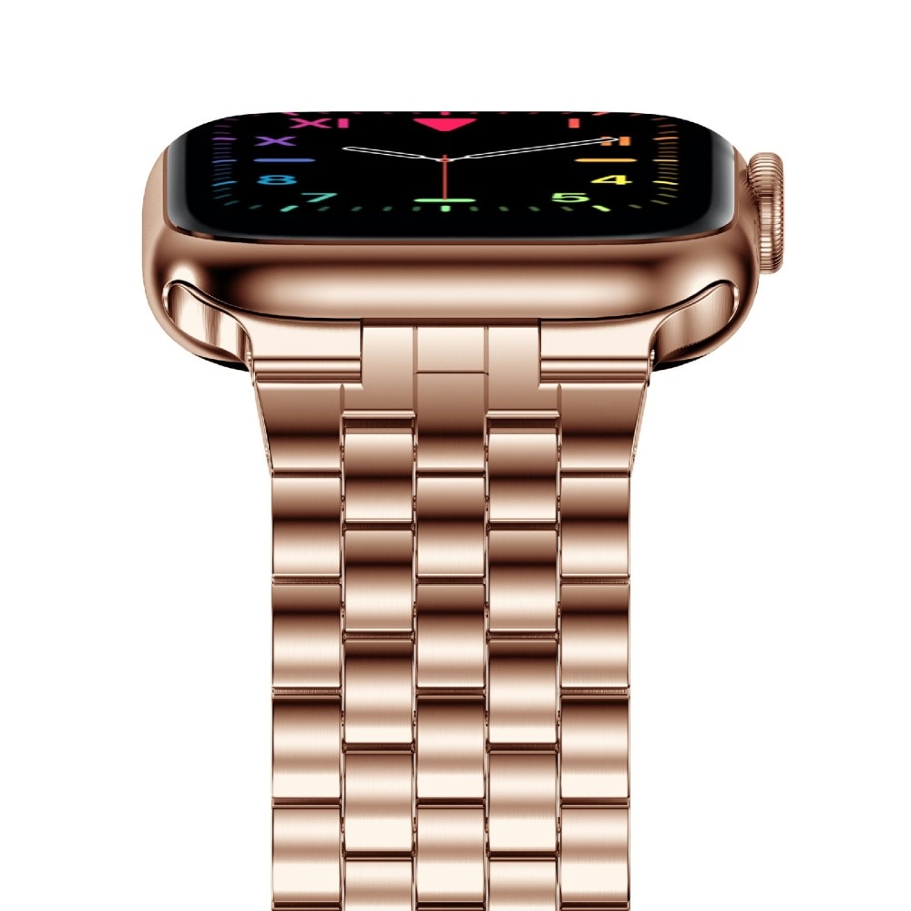 Correa acero Business Apple Watch Series 10 46mm oro rosa