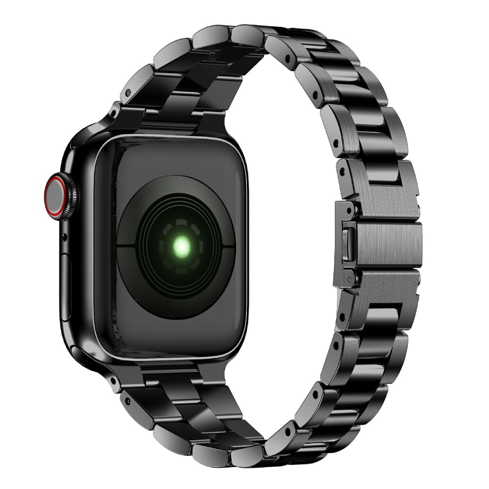 Correa fina de acero Apple Watch 45mm Series 8 Negro