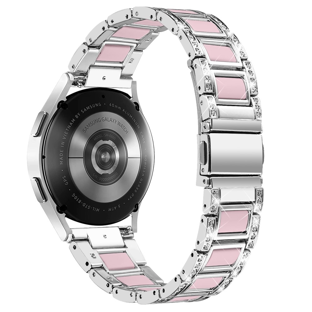 Correa de diamantes Amazfit GTS 2 Mini Silver Rose - Comprar online
