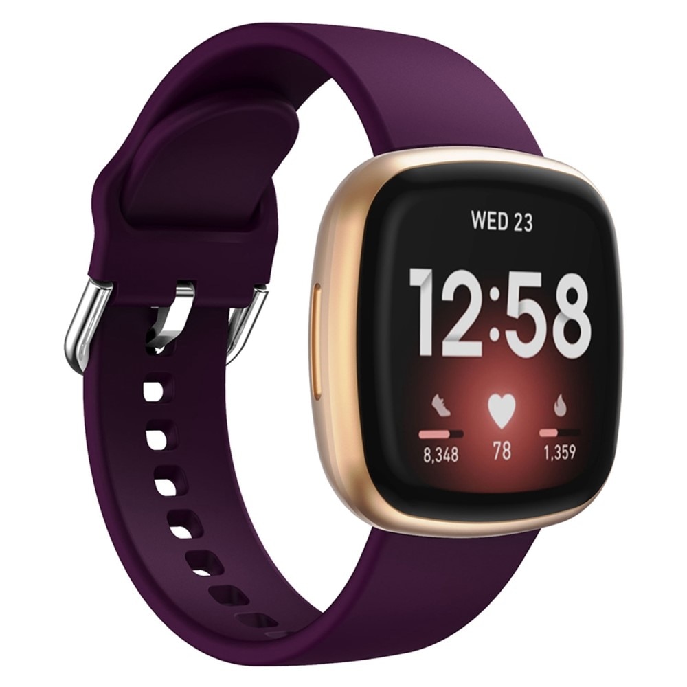 Correa de silicona para Fitbit Versa 4, violeta - Comprar online