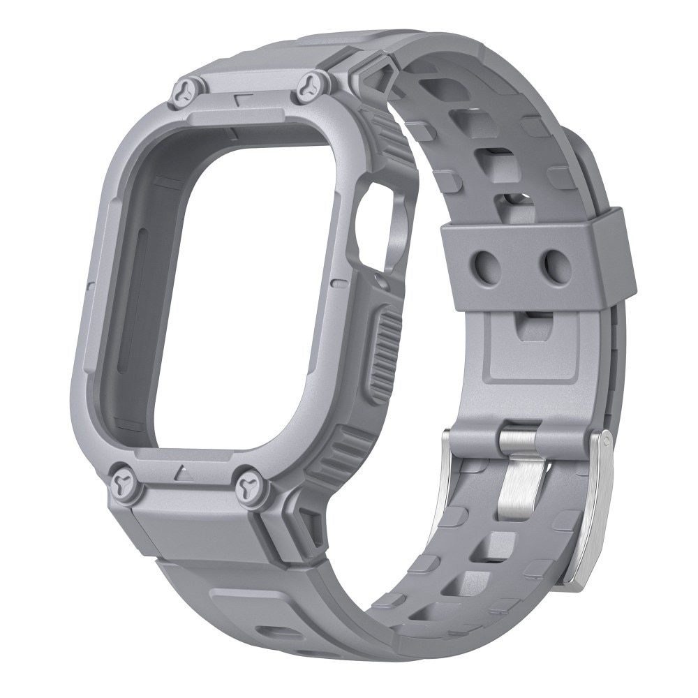 Correa con funda Aventura Apple Watch 44mm gris