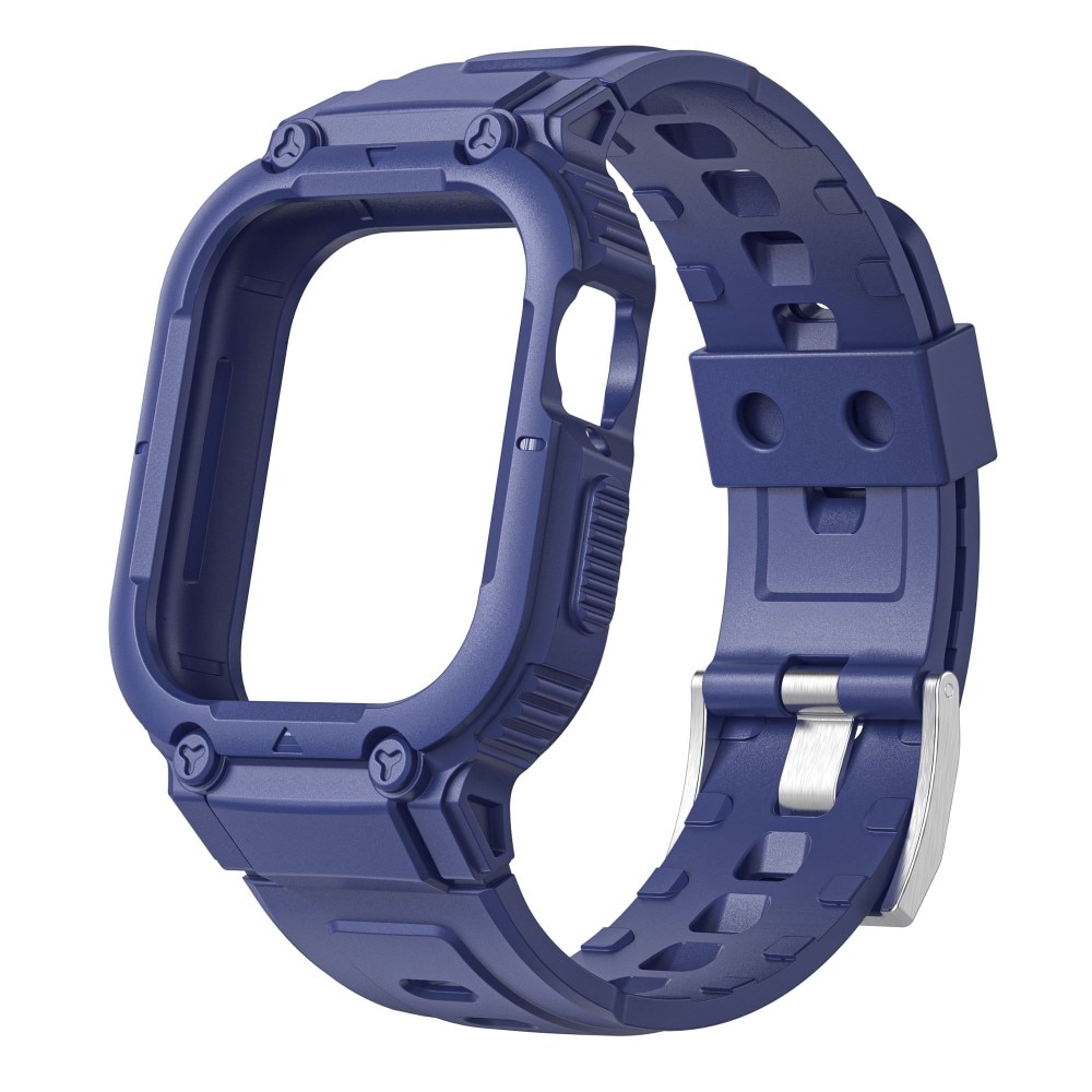 Correa con funda Aventura Apple Watch 44mm azul