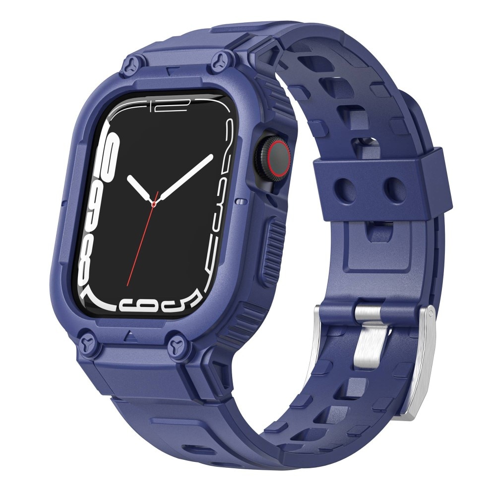 Correa con funda Aventura Apple Watch 44mm azul