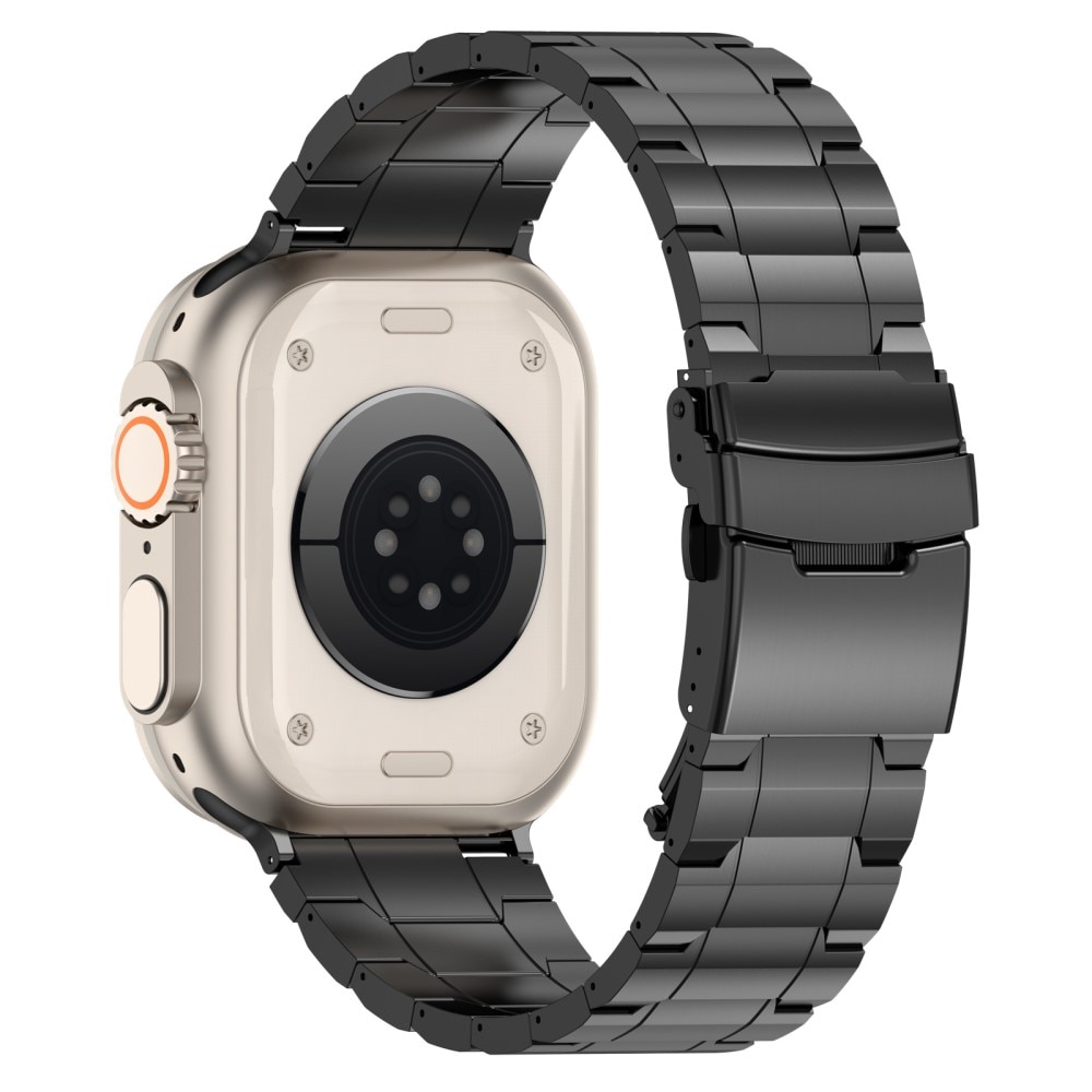 Elevate Correa de titanio Apple Watch Ultra 49mm, negro
