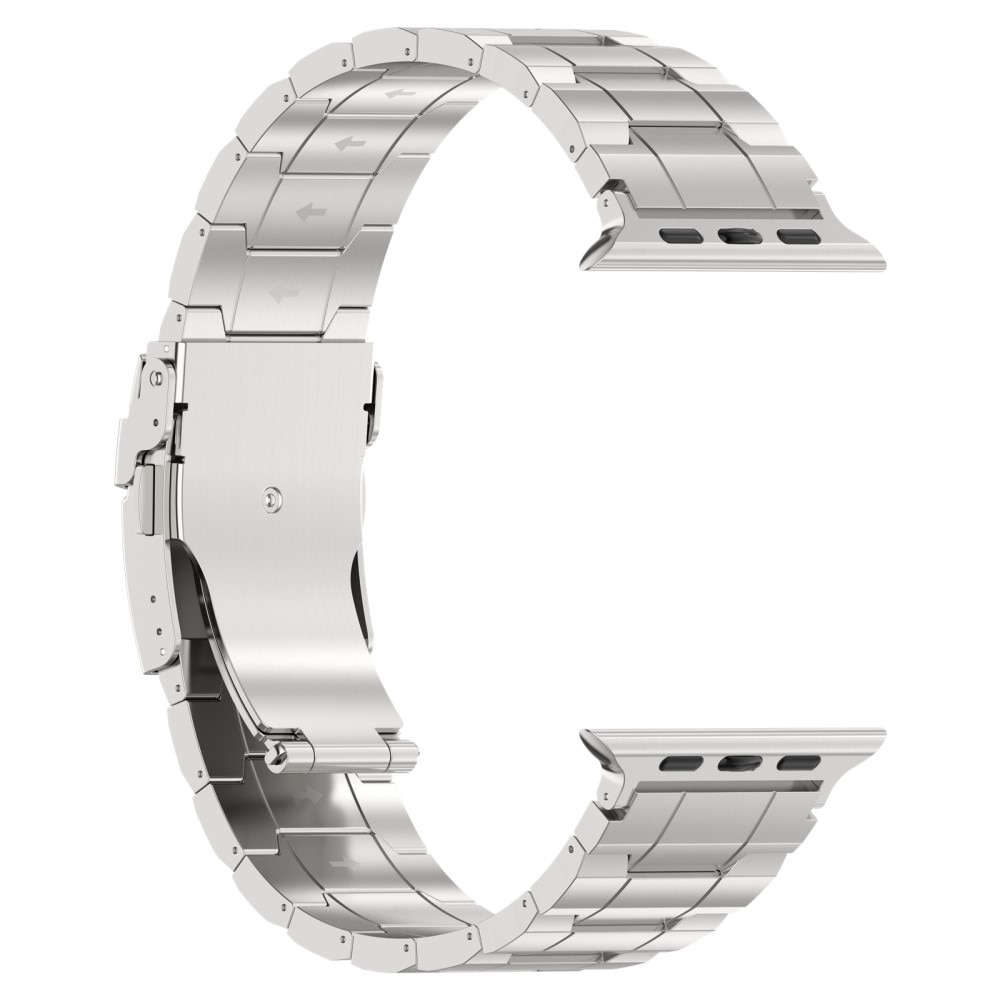 Elevate Correa de titanio Apple Watch 45mm Series 9, plata