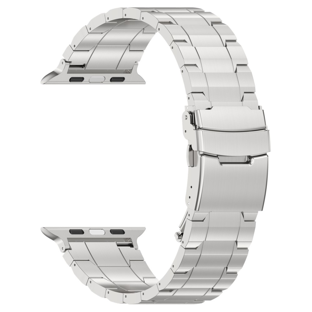 Elevate Correa de titanio Apple Watch 45mm Series 7, plata