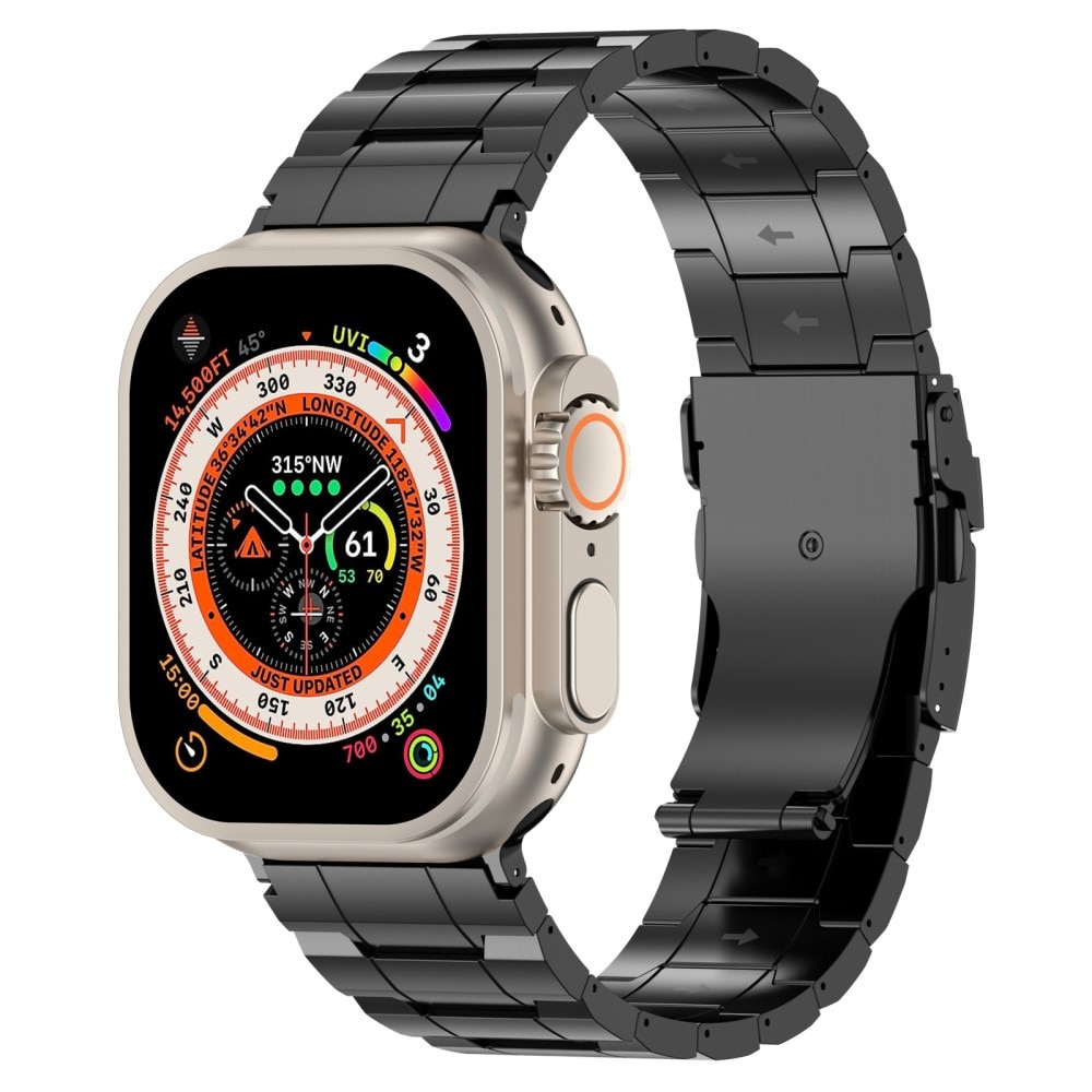 Elevate Correa de titanio Apple Watch SE 40mm, negro