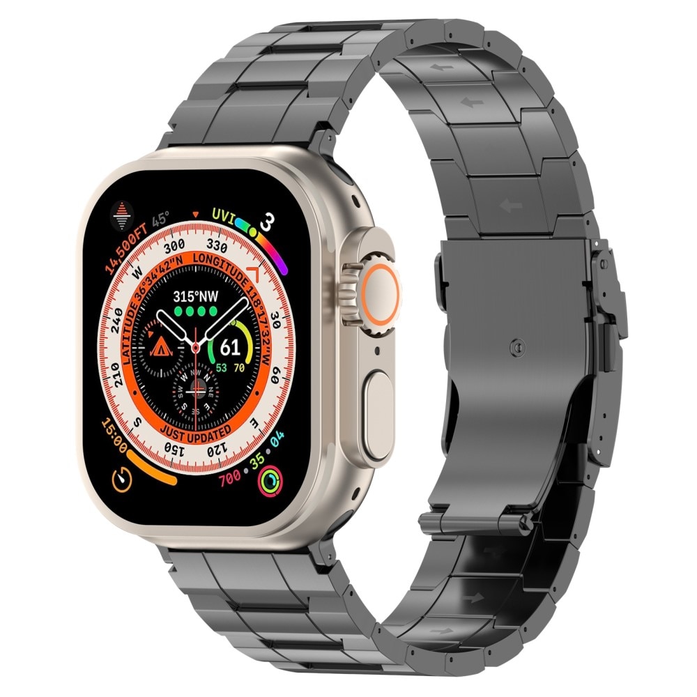 Elevate Correa de titanio Apple Watch 40mm, gris