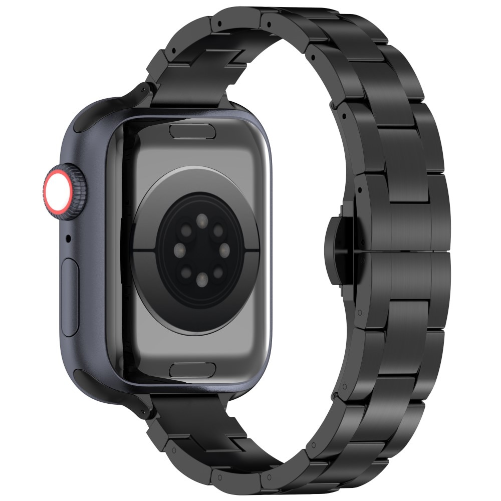 Slim Correa de titanio Apple Watch 41mm Series 9, negro