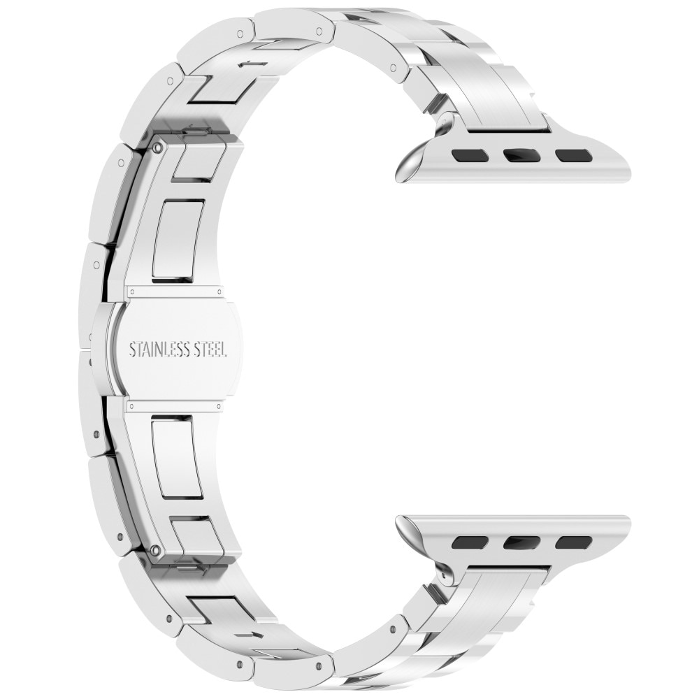 Slim Correa de titanio Apple Watch Series 10 42mm, plata