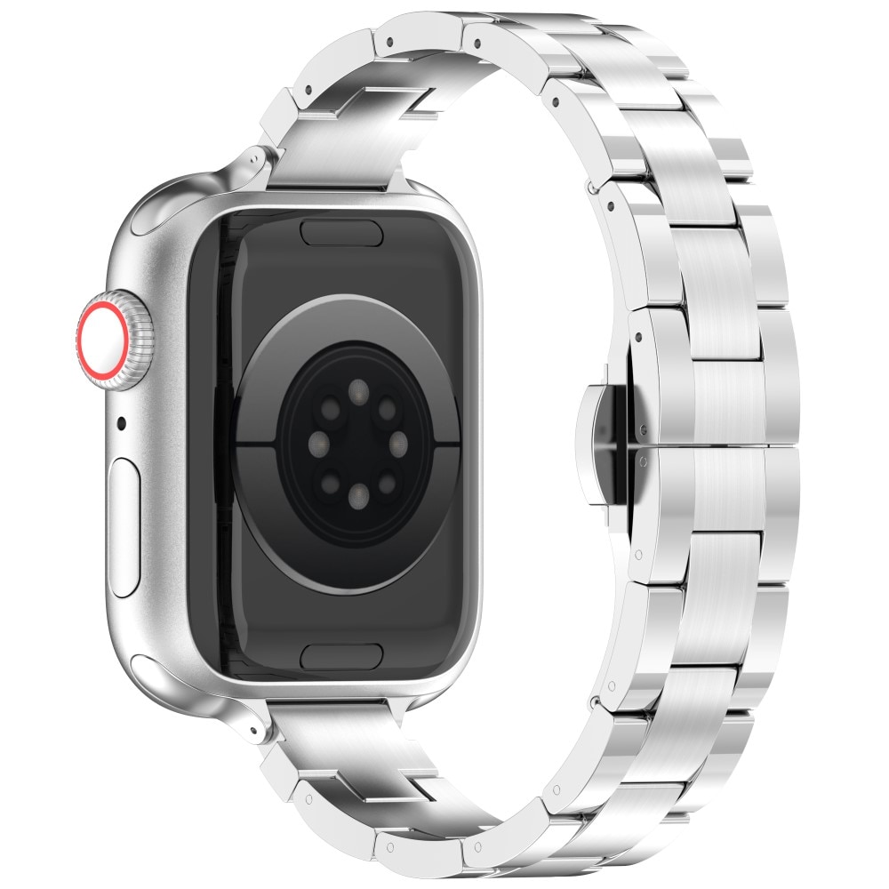 Slim Correa de titanio Apple Watch 45mm Series 8, plata