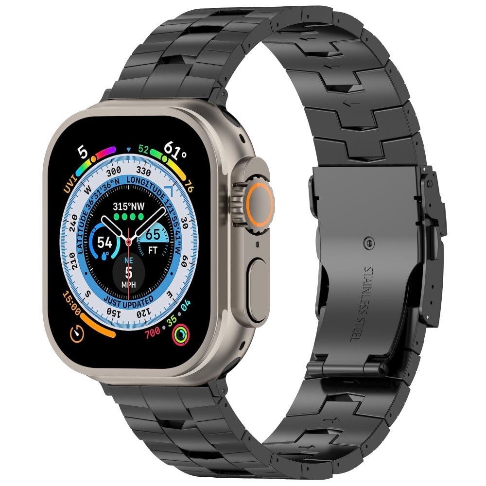 Race Correa de titanio Apple Watch Series 10 42mm, negro