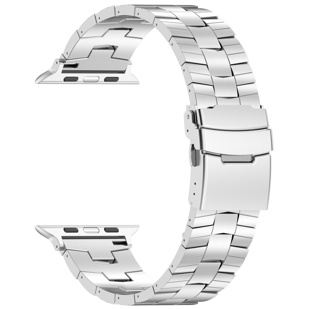 Race Correa de titanio Apple Watch 41mm Series 7, plata