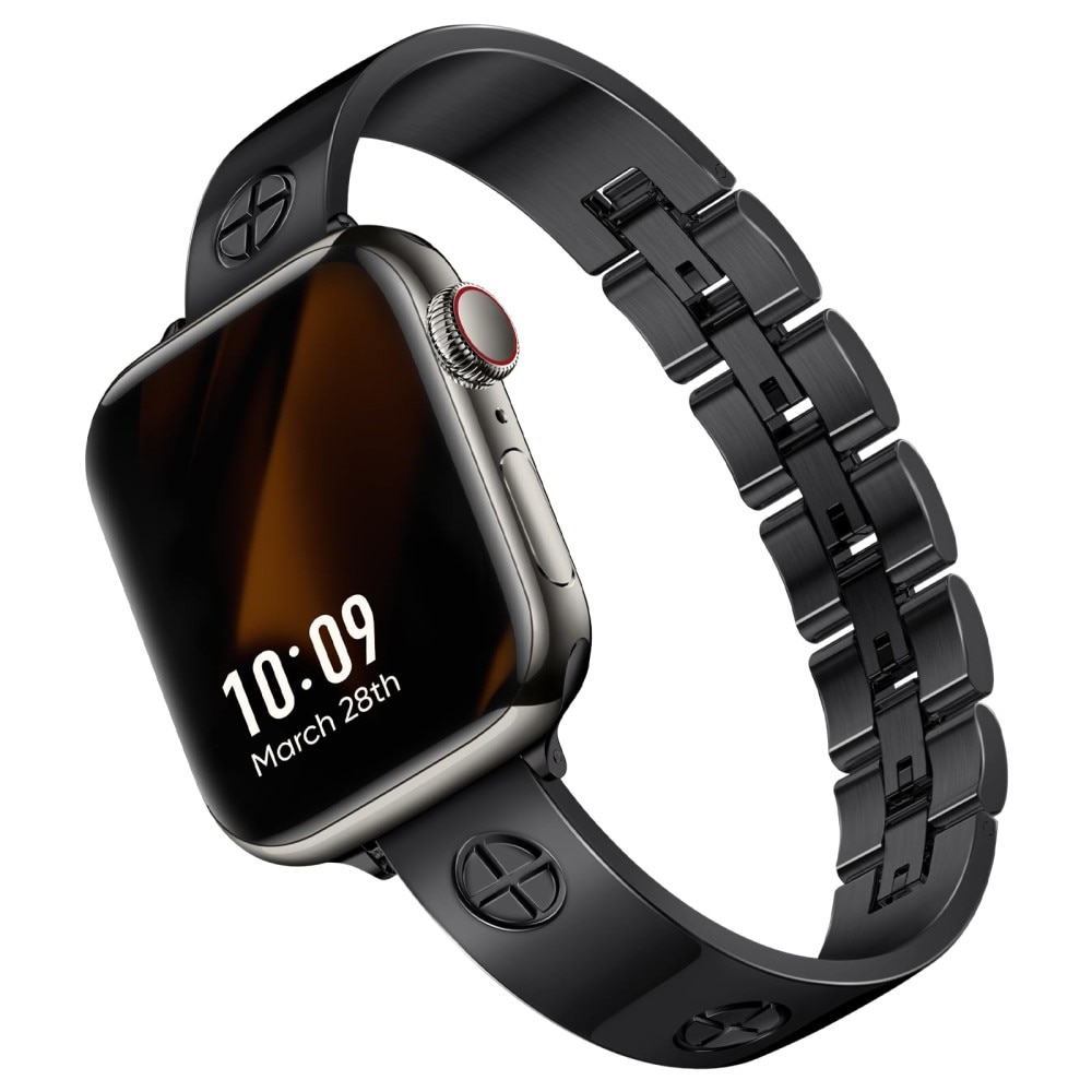 Correa Bangle Cross Apple Watch 41mm Series 9, negro