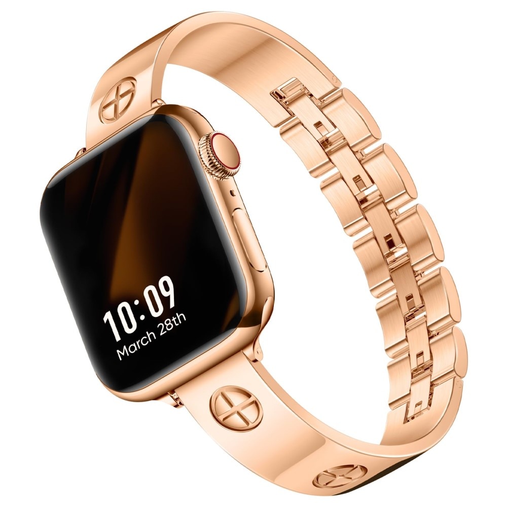 Correa Bangle Cross Apple Watch 41mm Series 8, oro rosa