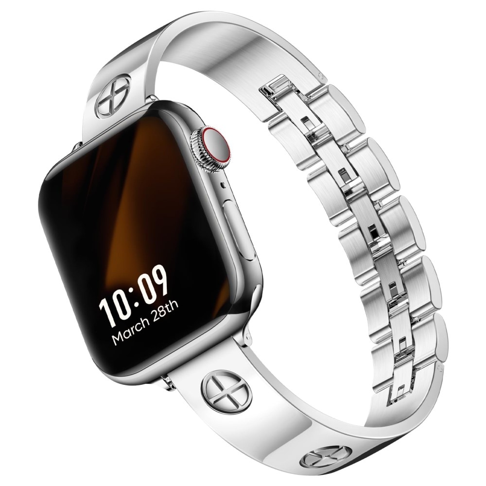 Correa Bangle Cross Apple Watch 40mm, plata