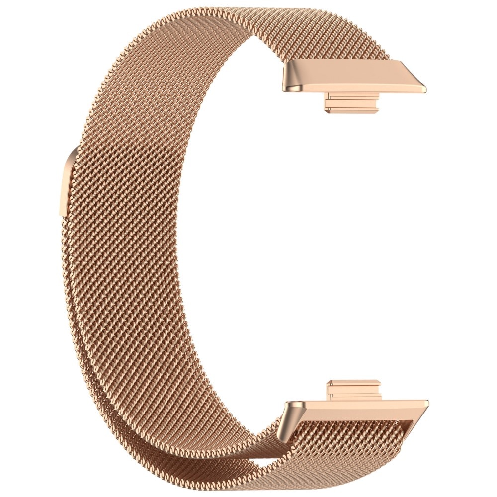 Pulsera milanesa para Huawei Watch Fit 3, oro rosa