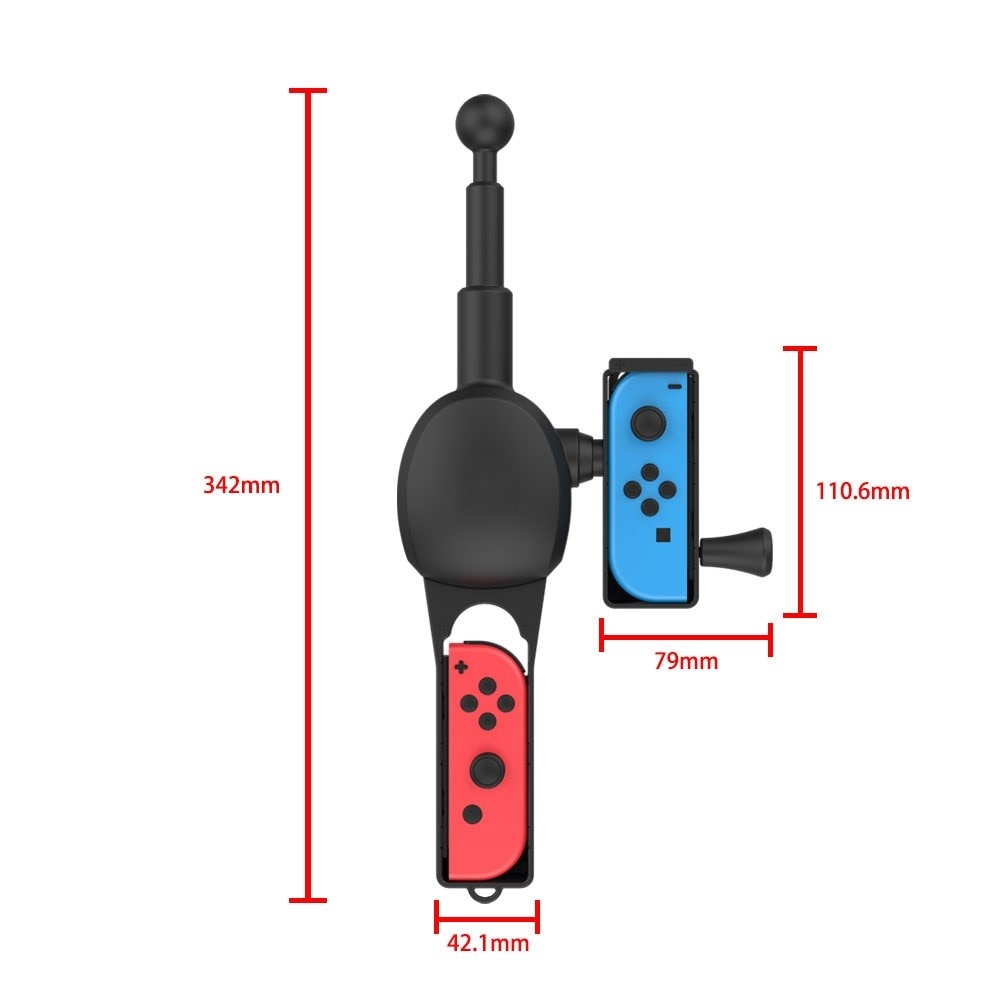 Caña de Pescar Joy-Con para Nintendo Switch negro