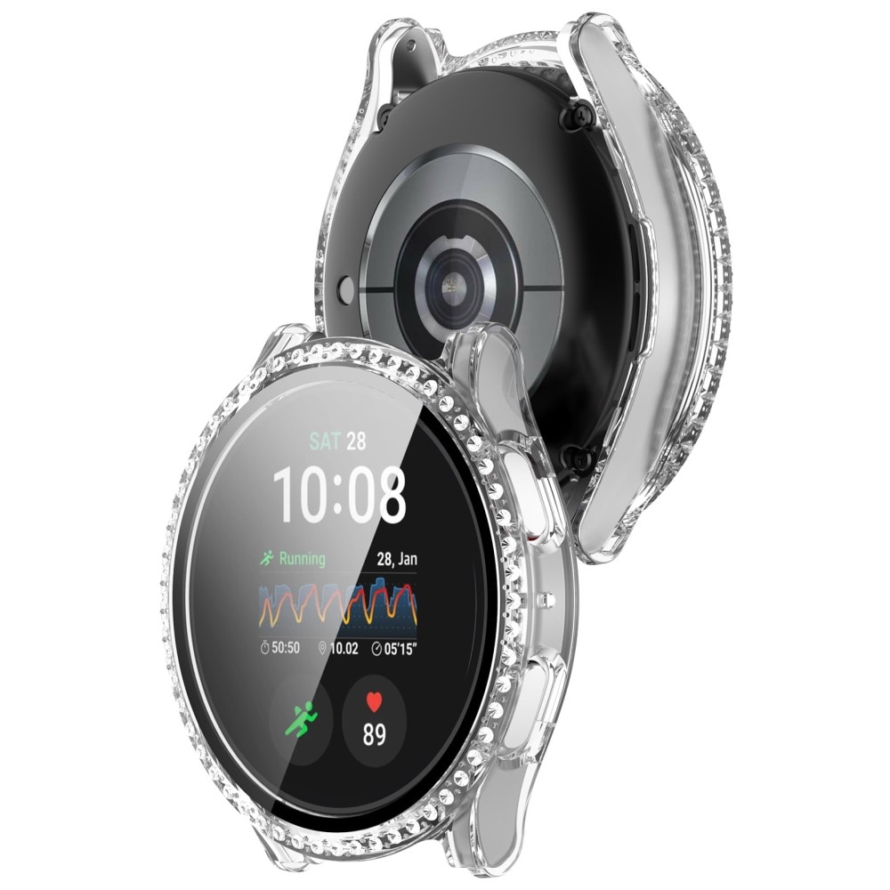 Full Cover Case Rhinestone Samsung Galaxy Watch 7 44mm, transparente