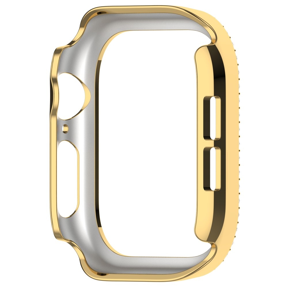 Funda Rhinestone Apple Watch Series 10 42mm oro