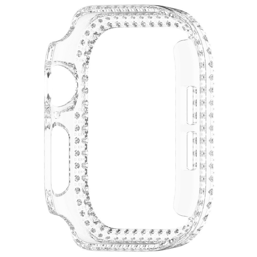 Funda Rhinestone Apple Watch Series 10 42mm transparente