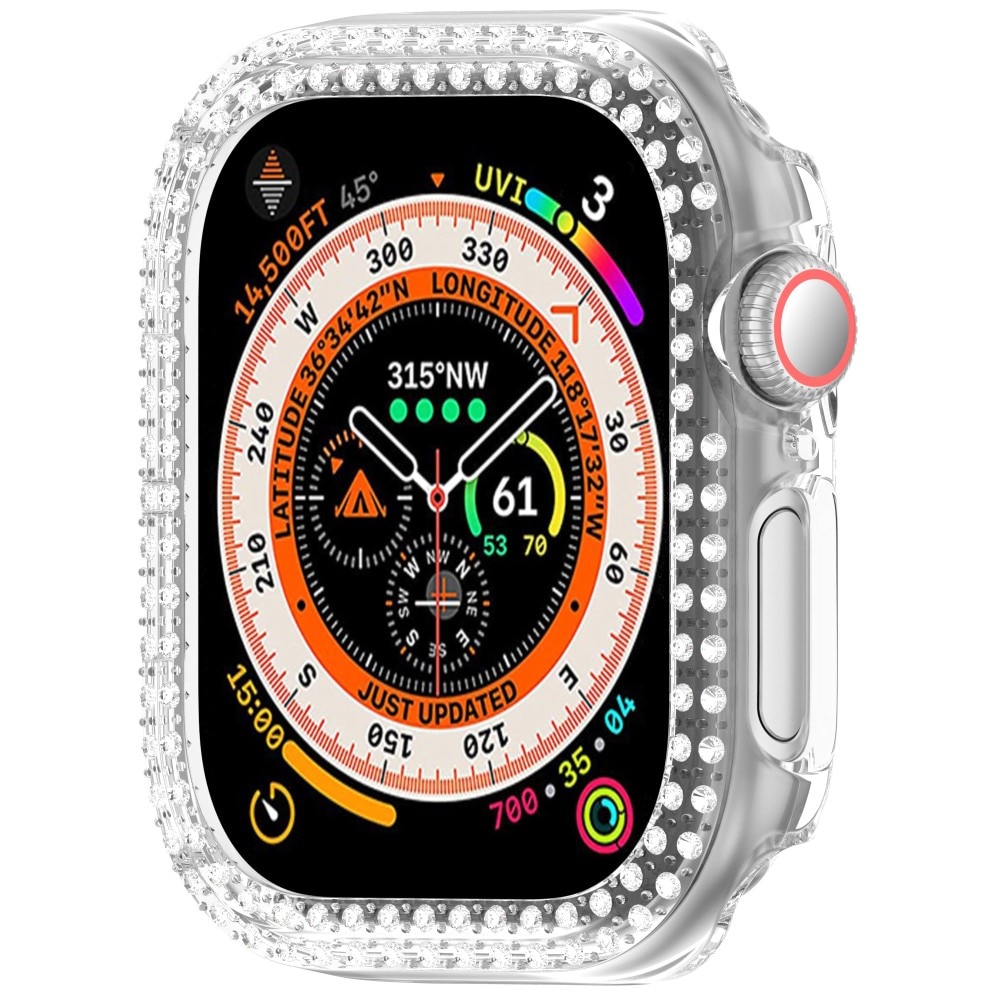 Funda Rhinestone Apple Watch Series 10 42mm transparente