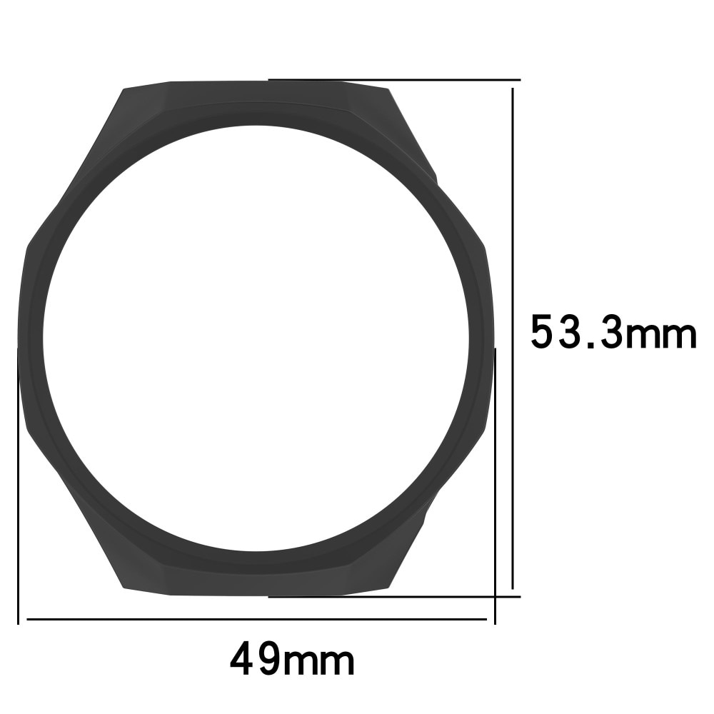 Funda dura Apple Watch GT 5 Pro 46mm Negro