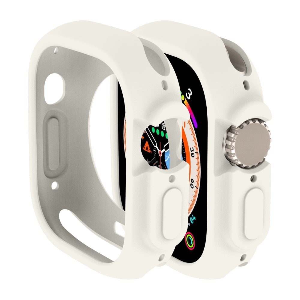 Funda TPU Apple Watch Ultra 49mm 2nd Gen blanco