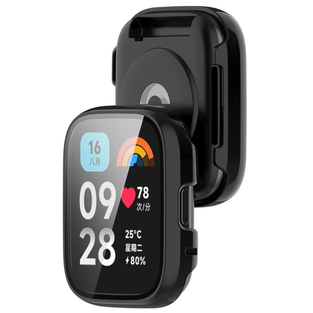 Full Cover Case Xiaomi Redmi Watch 3 Active negro